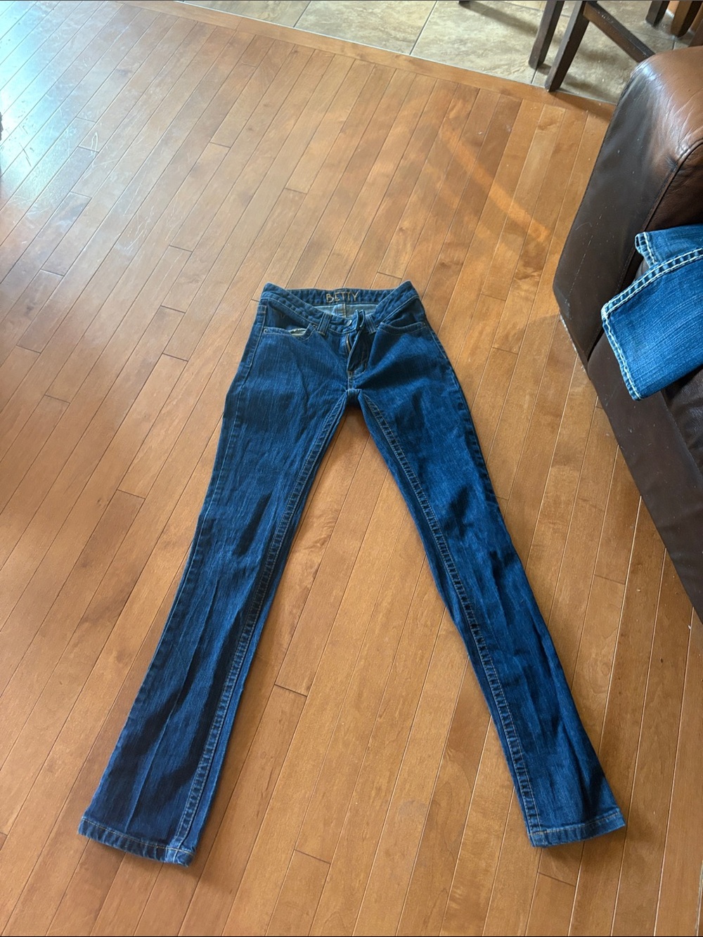 Kimes Ranch Dark Blue Straight Leg Jeans